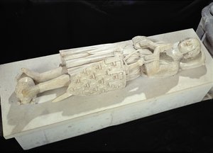 Efigie de Roberto II (1250-1302) Conde de Artois, 1317